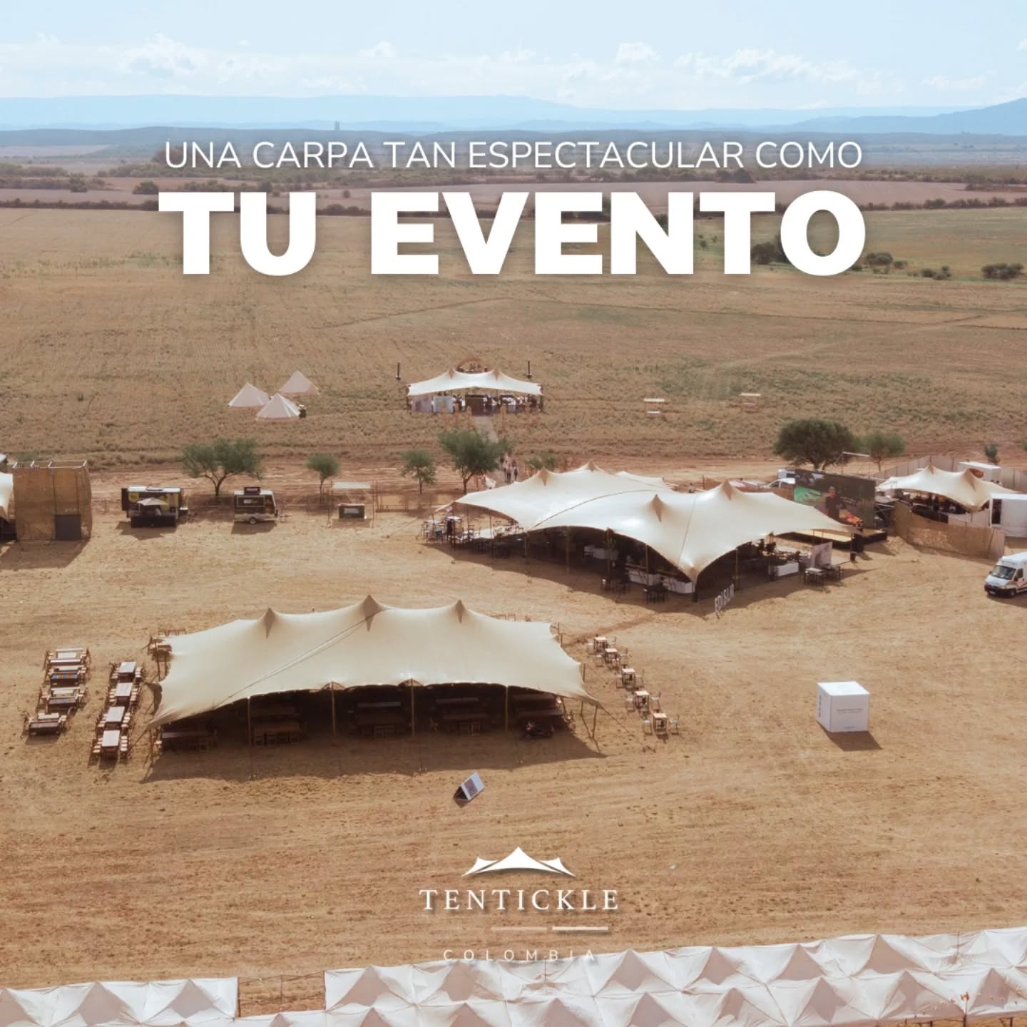 Diseño de vanguardia, belleza y confort se unen en una carpa creada para estar a la altura de eventos extraordinarios 🎉⭐️

Cada detalle está pensado para transformar el espacio y convertir cada celebración en una experiencia que se siente, se vive y se recuerda 😍

Ideal para quienes buscan un escenario tan único como su fiesta🔝

¡Cotiza hoy mismo su alquiler!