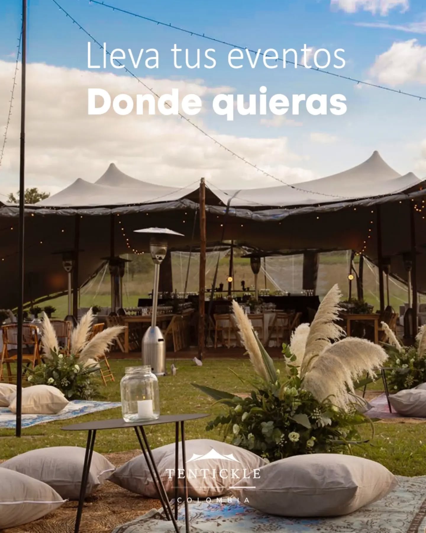 Un atardecer perfecto, buena música, las personas indicadas... y un espacio que deje a
todos con la boca abierta. ✨
Sin importar si es una boda, un evento corporativo o un cumpleaños, en Tentickle nos
encargamos de transformar cualquier lugar al aire libre en una experiencia inolvidable.
⛺️🌾
Y para ti, ¿cómo sería ese evento ideal? 👇
📩 ¡Escríbenos al DM o al enlace del perfil para cotizar una carpa TENTICKLE!